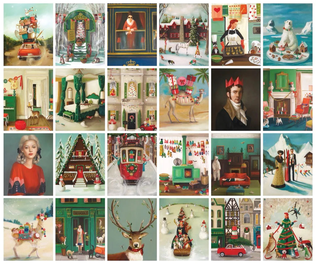 Janet Hill Deluxe Puzzle Advent Calendar - 100pc