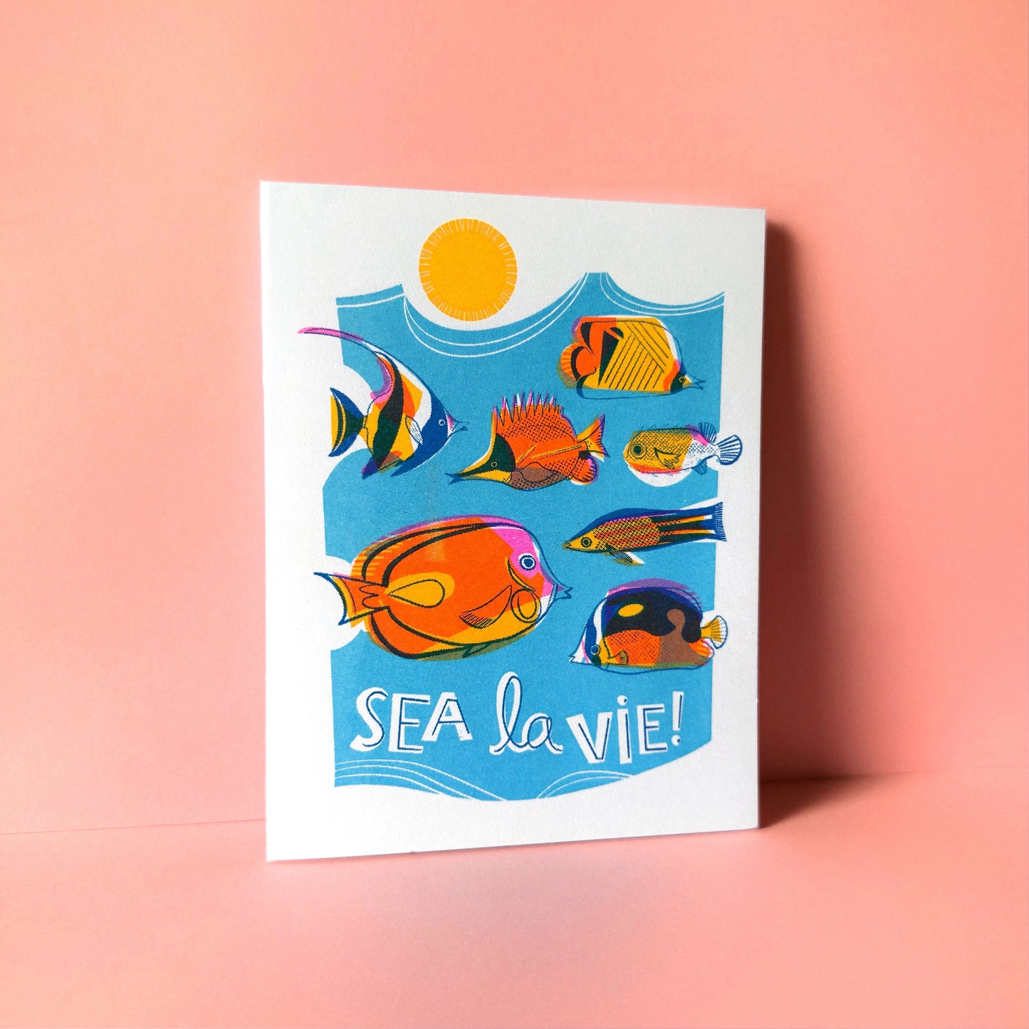 Sea La Vie Everyday Hawaiian Fish Blank Card