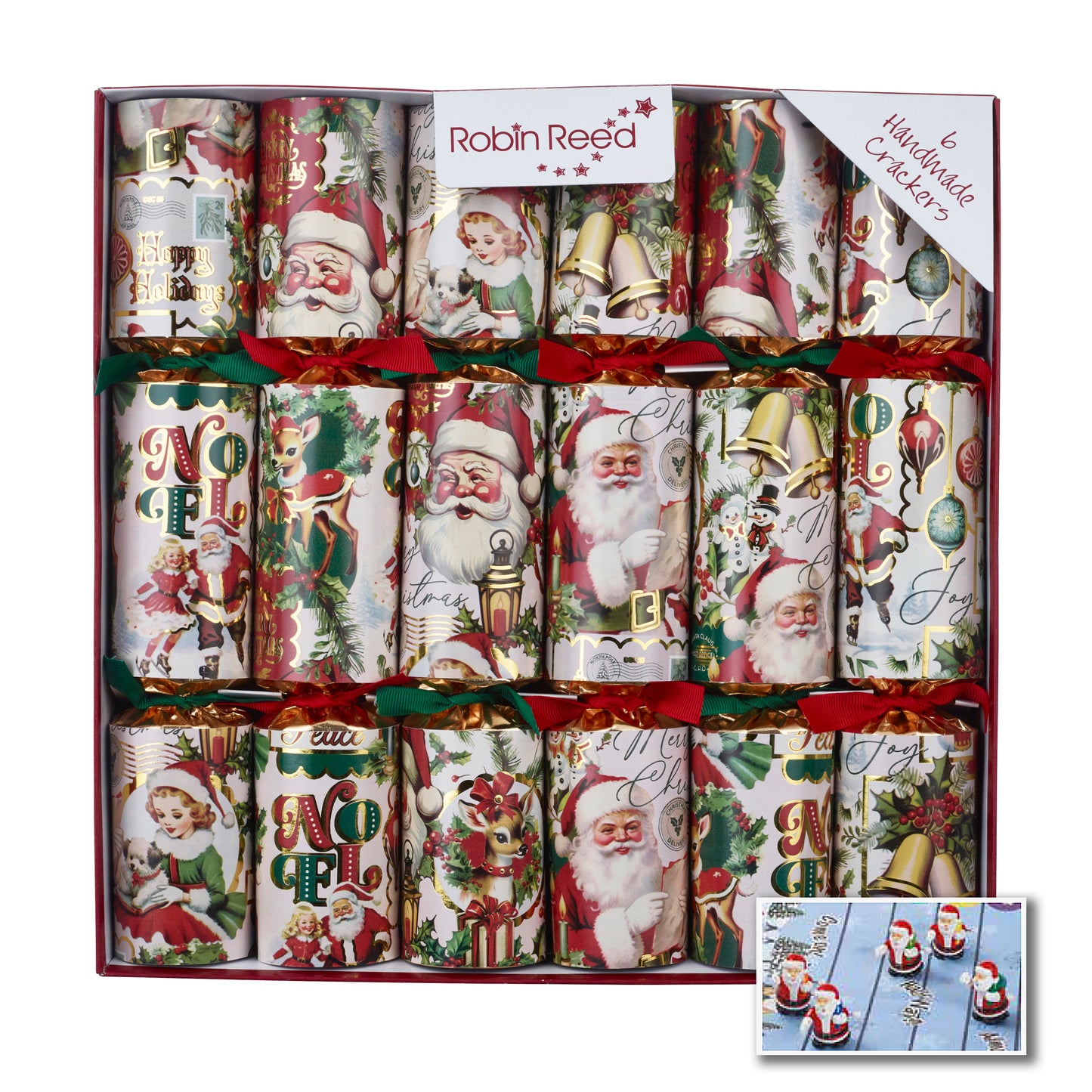 Racing Santas Christmas Crackers