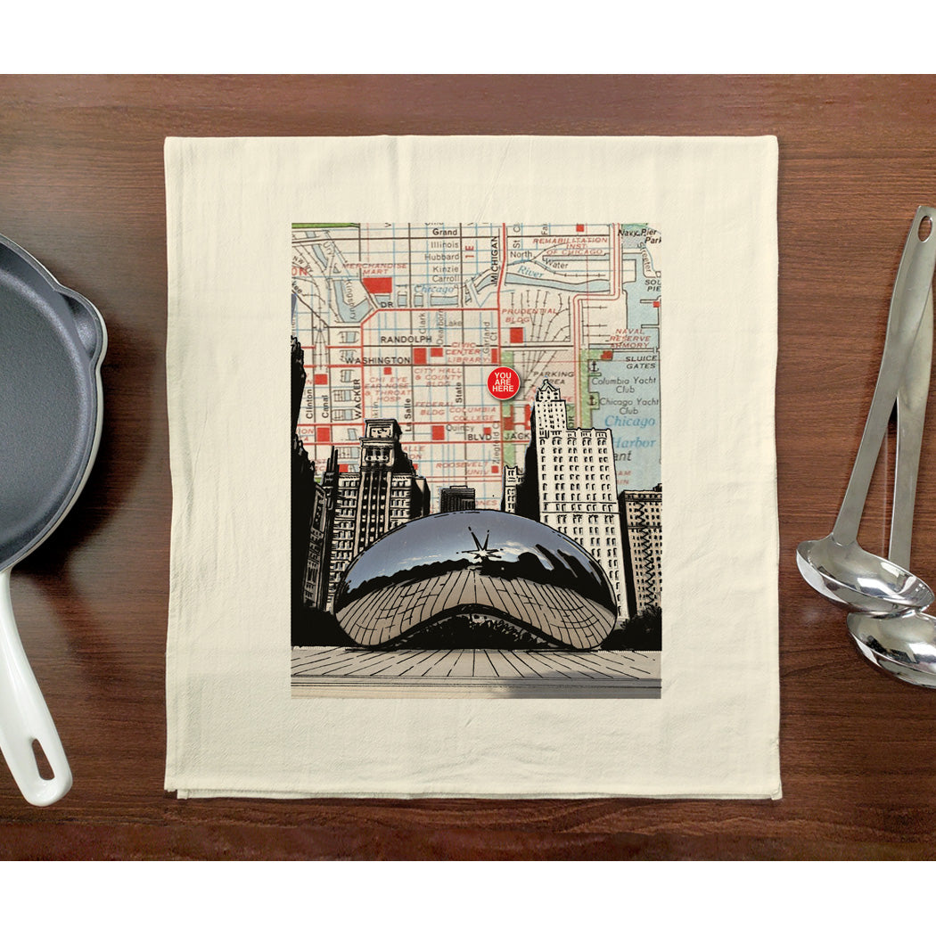 Bean (Cloud Gate) Towel