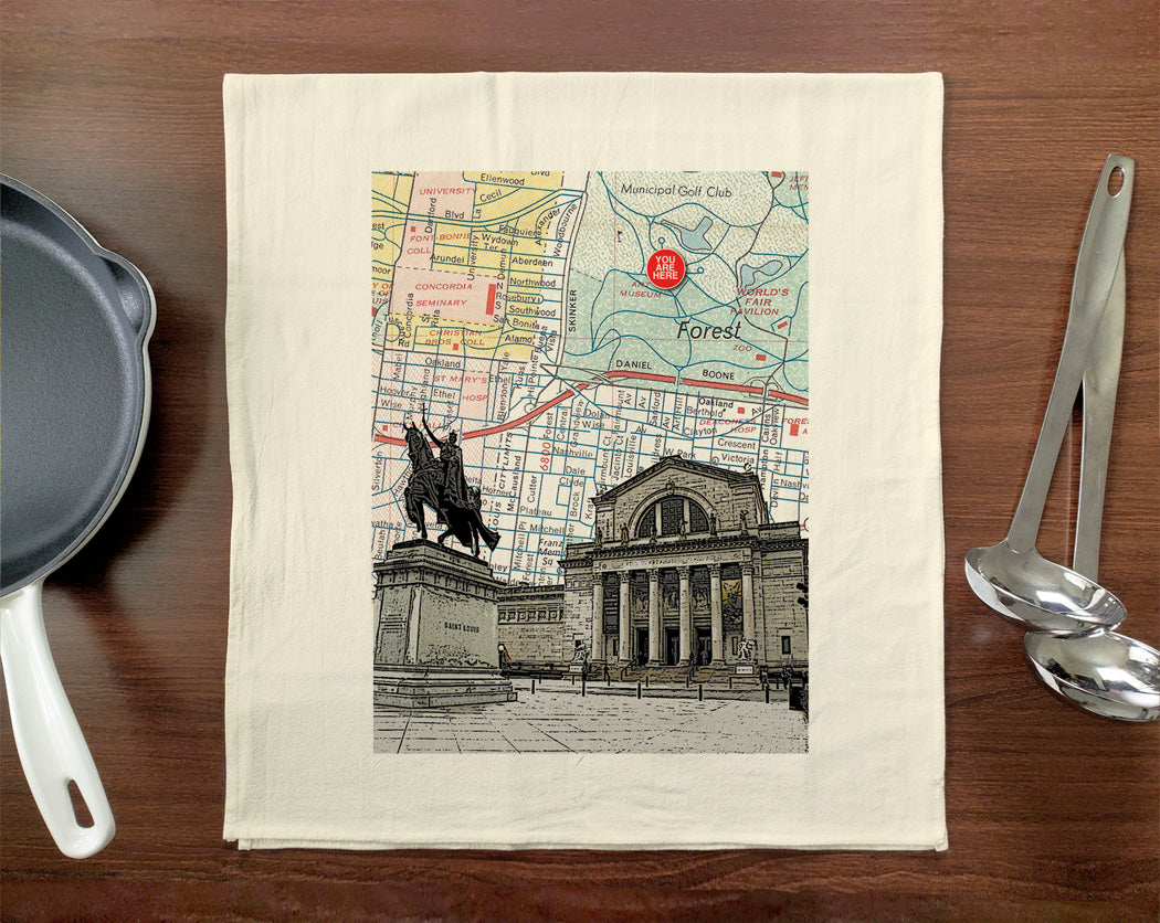 St. Louis Art Museum Tea Towel