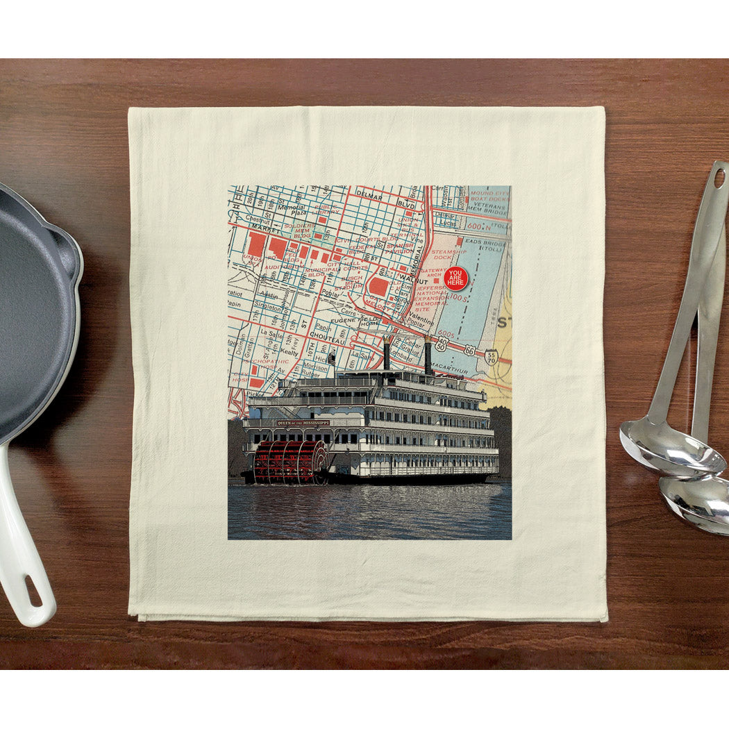 Mississippi Steamboat Towel