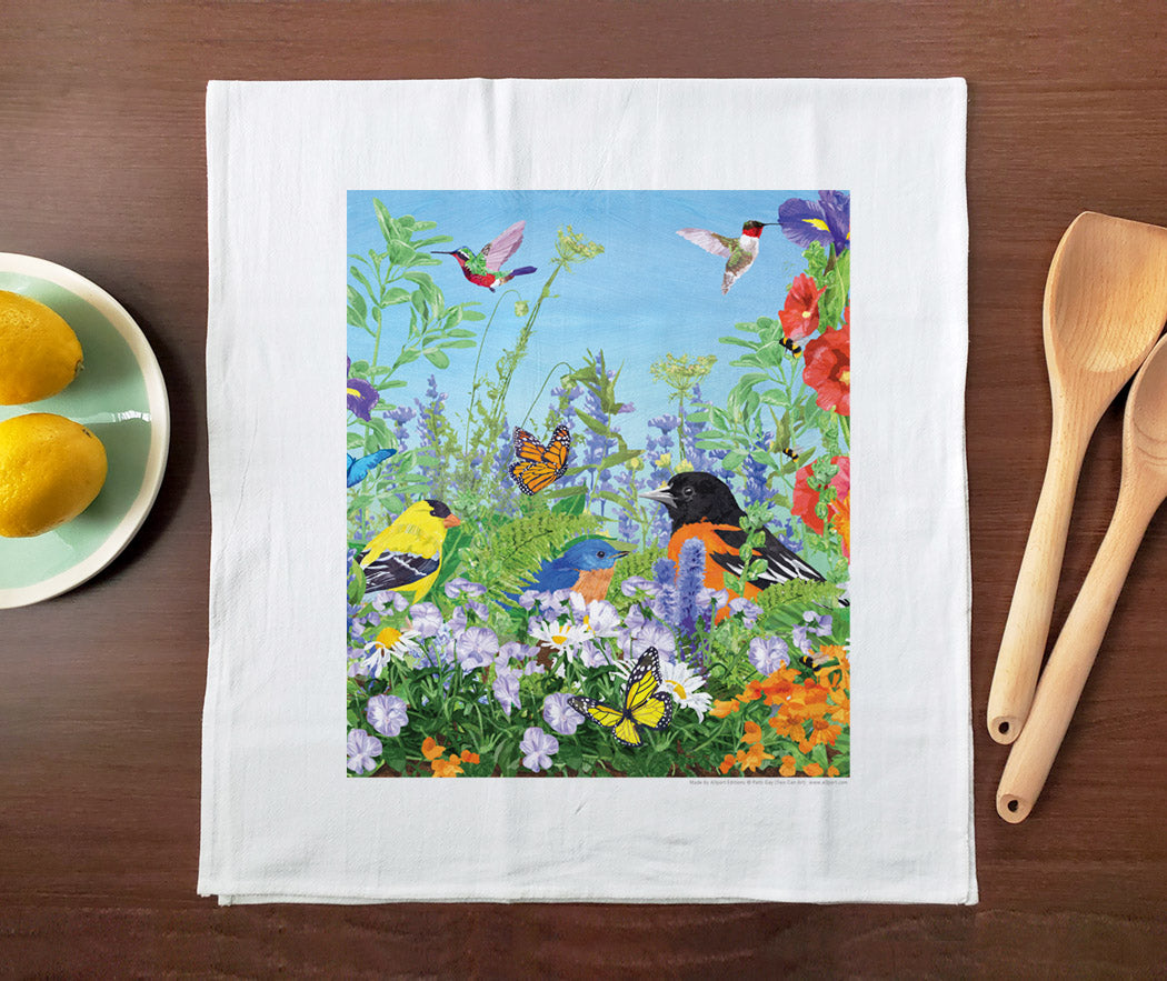 Oriole Bird Paradise Tea Towel