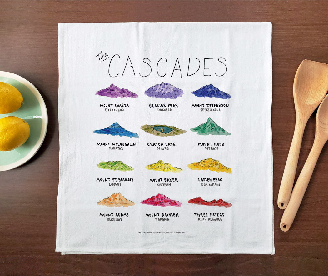 Cascade Mountains Towel