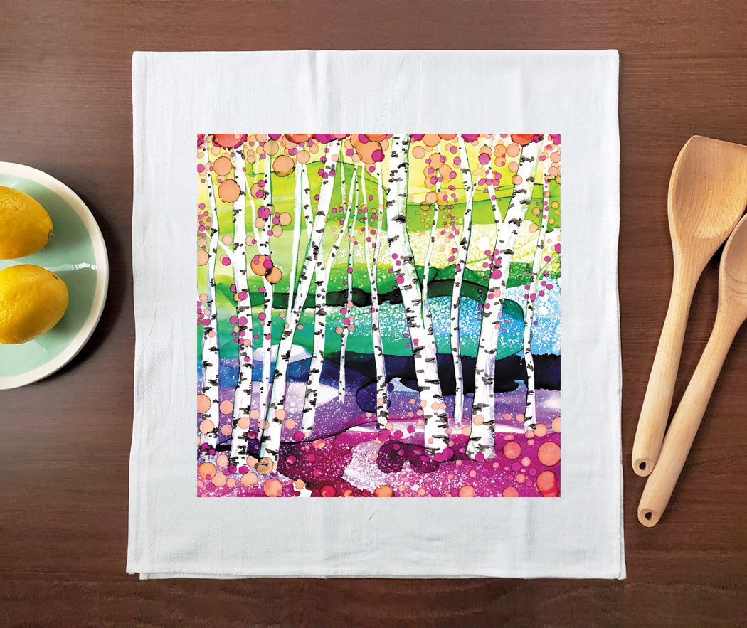 Through the Forest Tea Towel