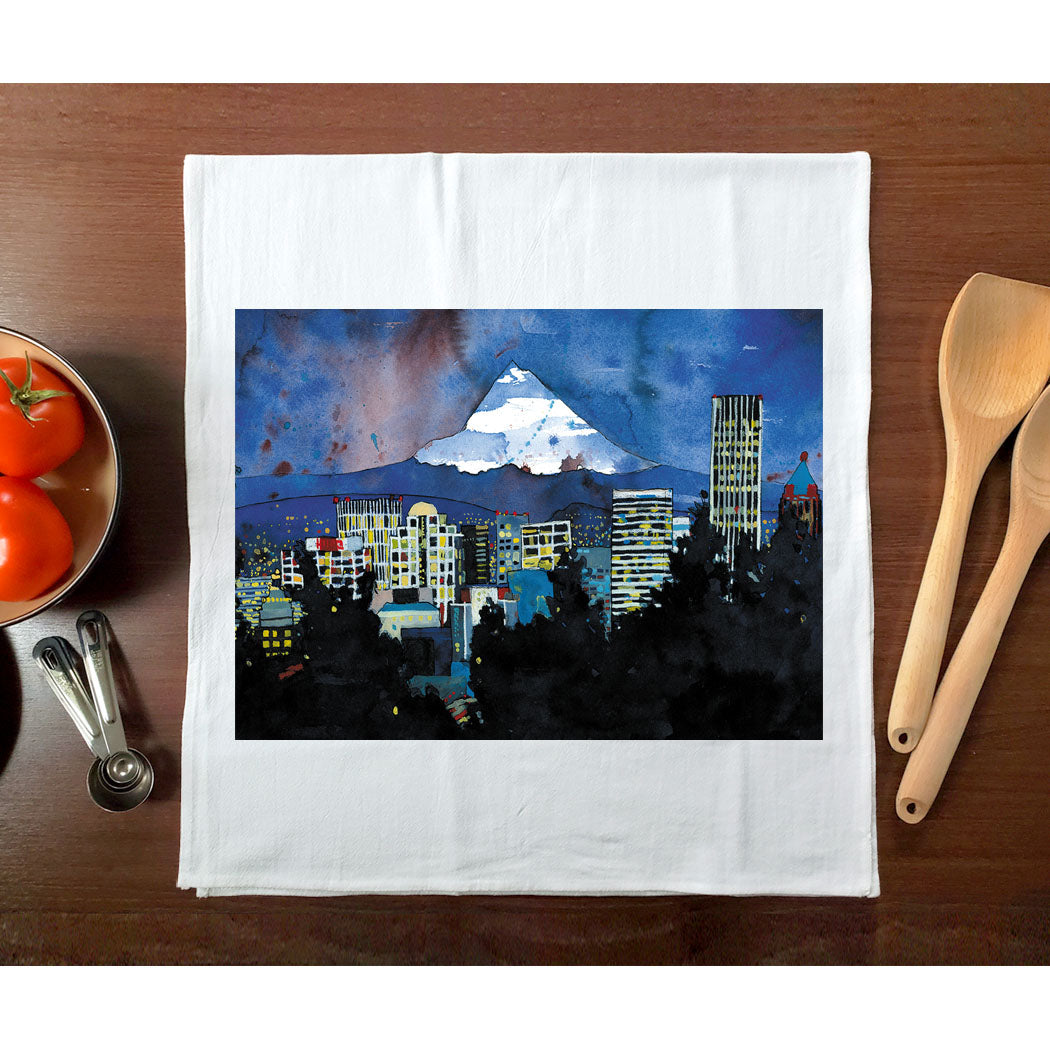Mount Hood from Washington Park Towel