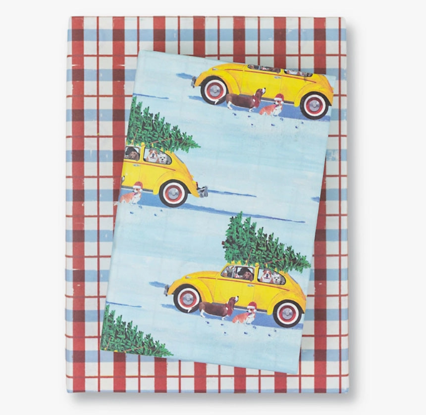 Festive Dubs and Dogs Reversible Eco-Wrap
