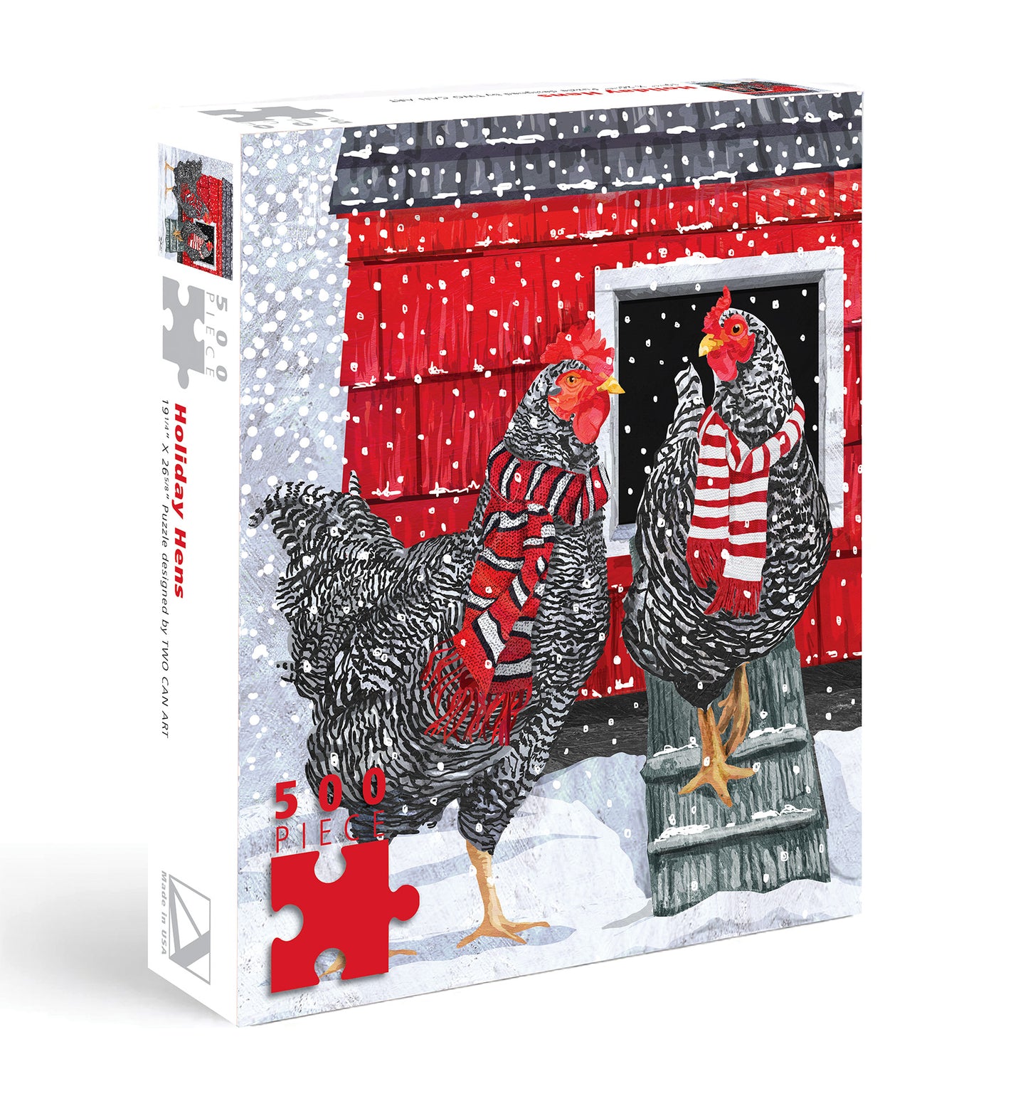 Holiday Hens Puzzle - 500pc