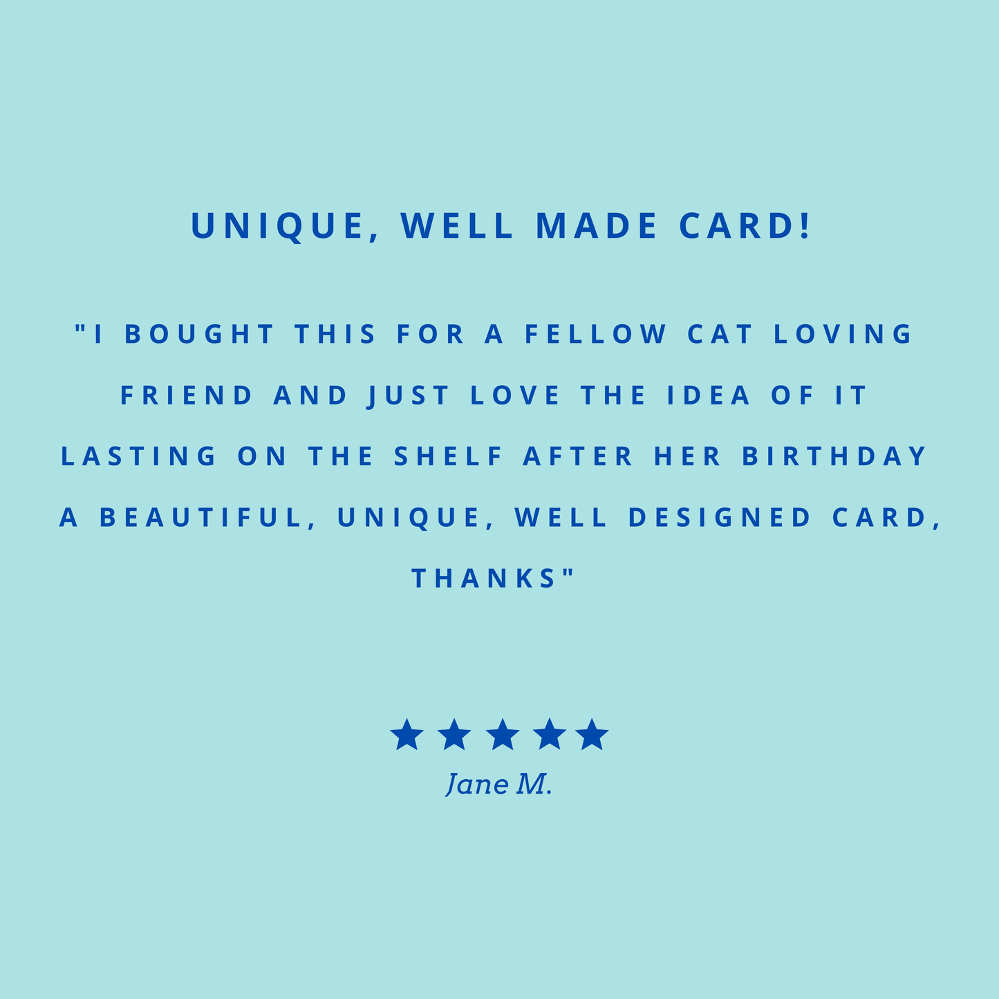 Black & White Cat Blank Pop Out Card