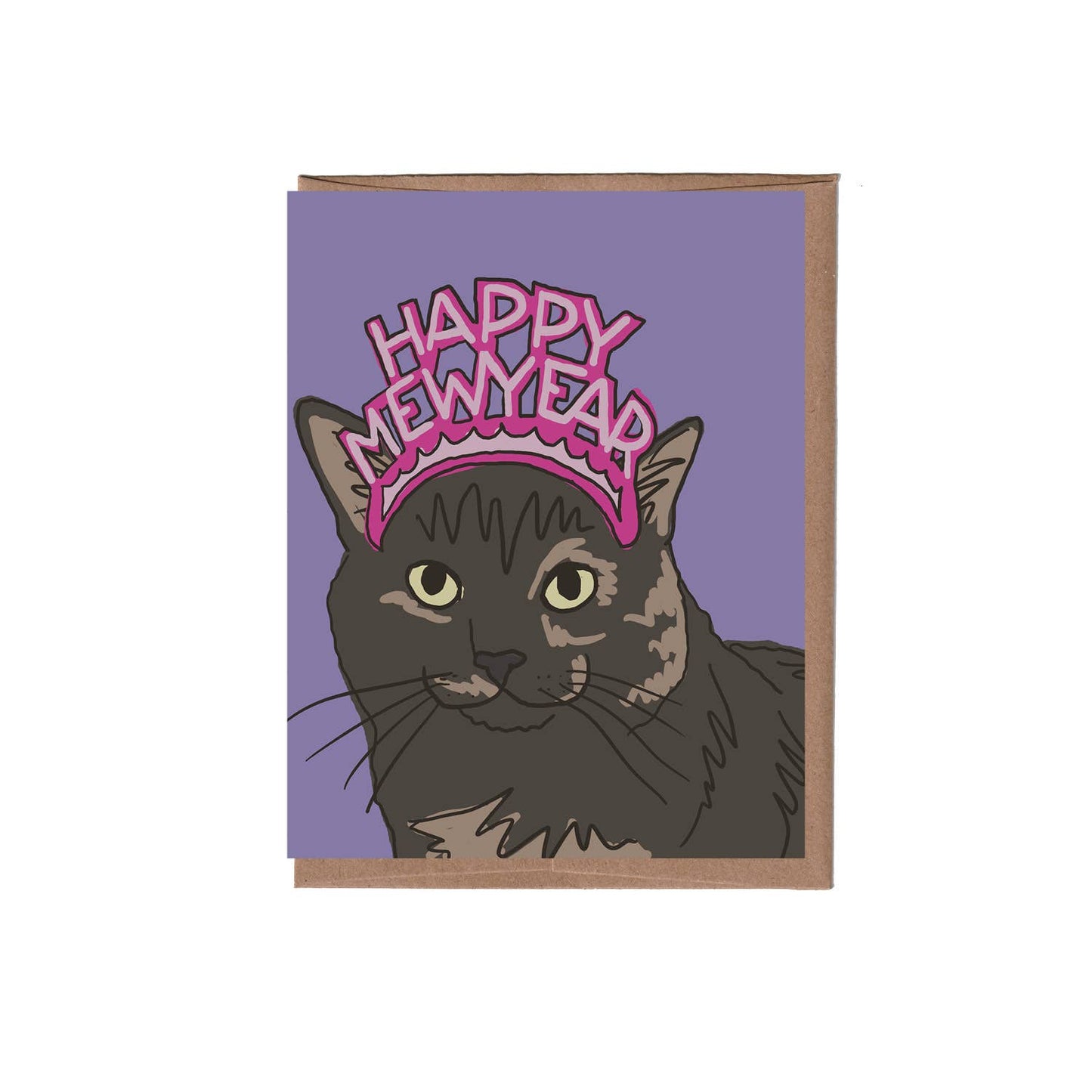 Happy Mew Year Greeting Card