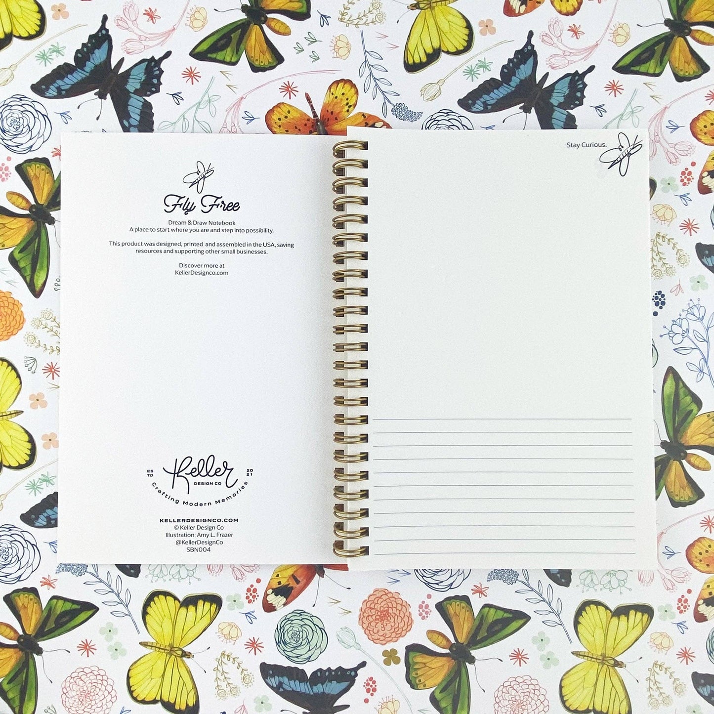 Butterfly She Flies-Big Ideas Spiral Bound Notebook