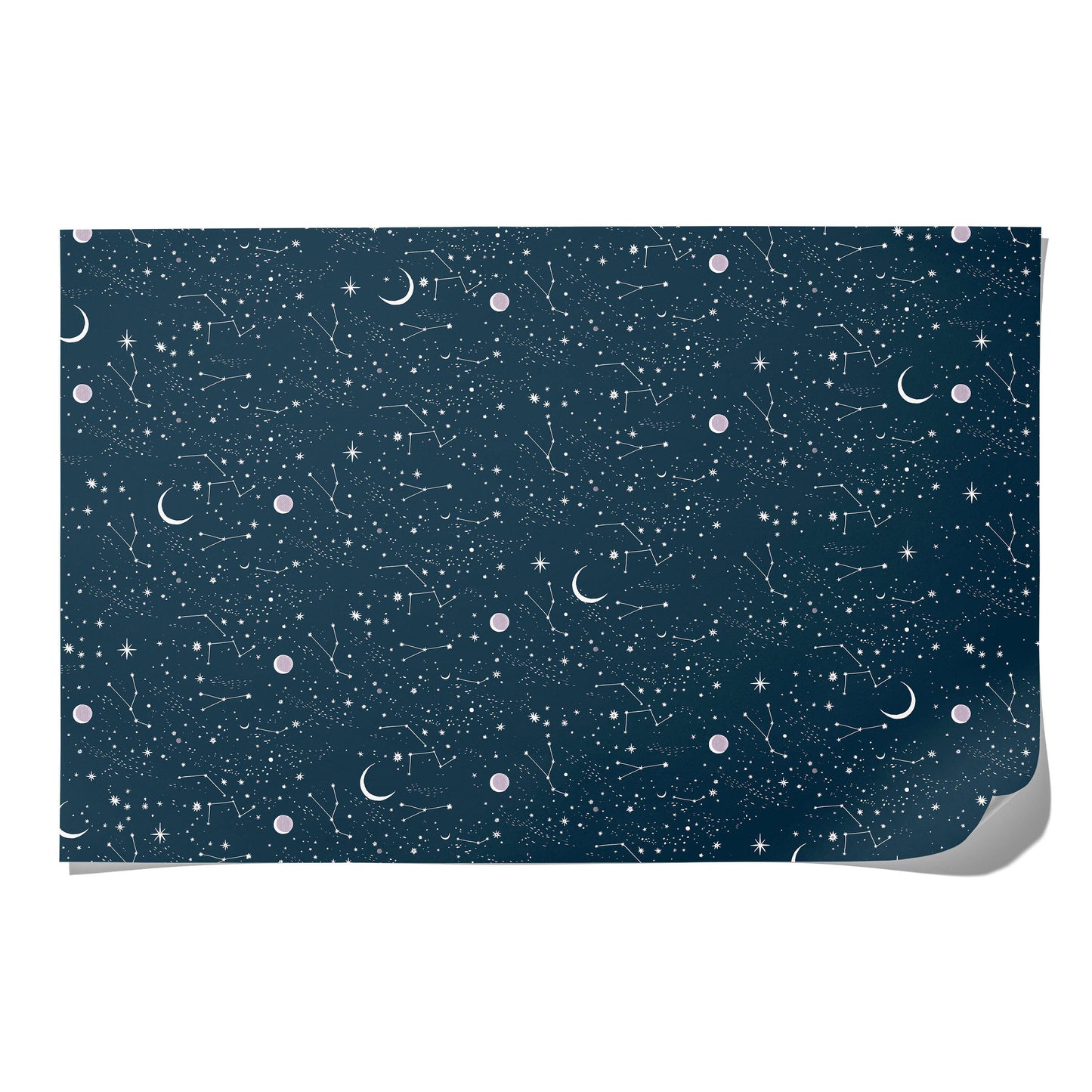 Moon and Stars Wrapping Paper, 2 Rolls