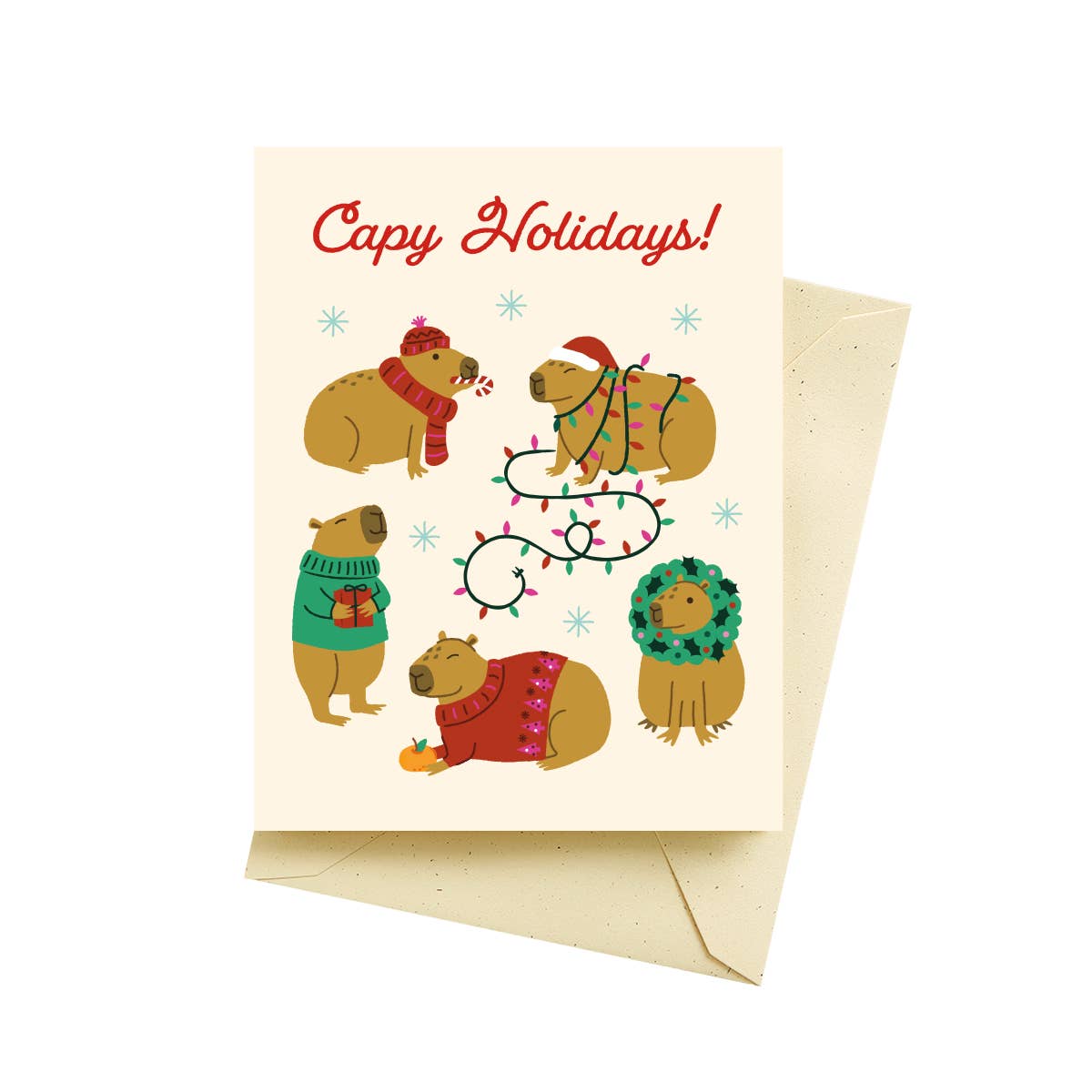 Capy Holidays Card