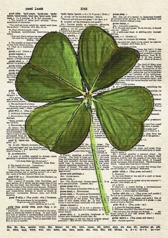 Four Leaf Clover St. Patrick's Day Card