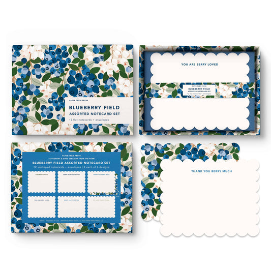 Blueberry Field Assorted Notecard Set