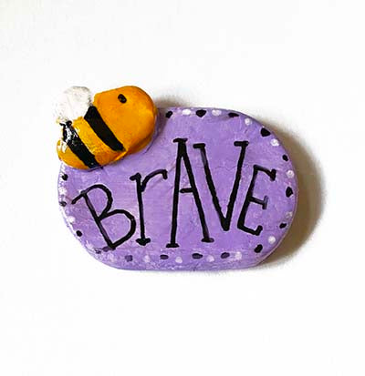 We the People Pins: (Bee) Brave