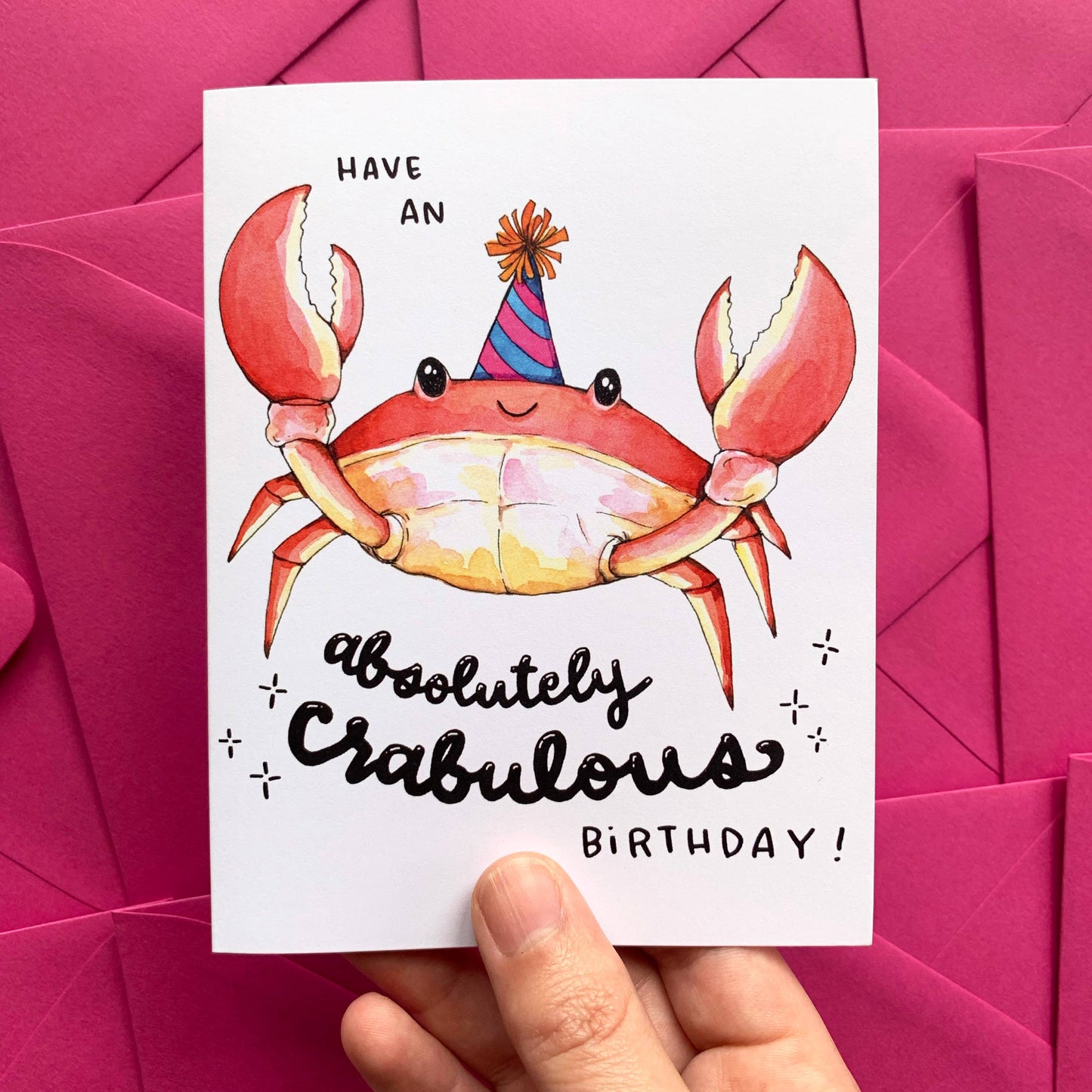 Absolutely Crabulous Birthday Card
