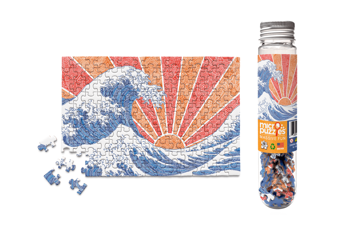 Great Wave Off California Micro Puzzle - 150pc – Allport Editions Great Wave Off California Micro Puzzle - 150pc – Allport Editions