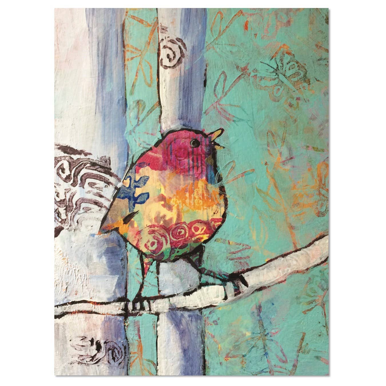 Little Song Bird Blank Notecard Set