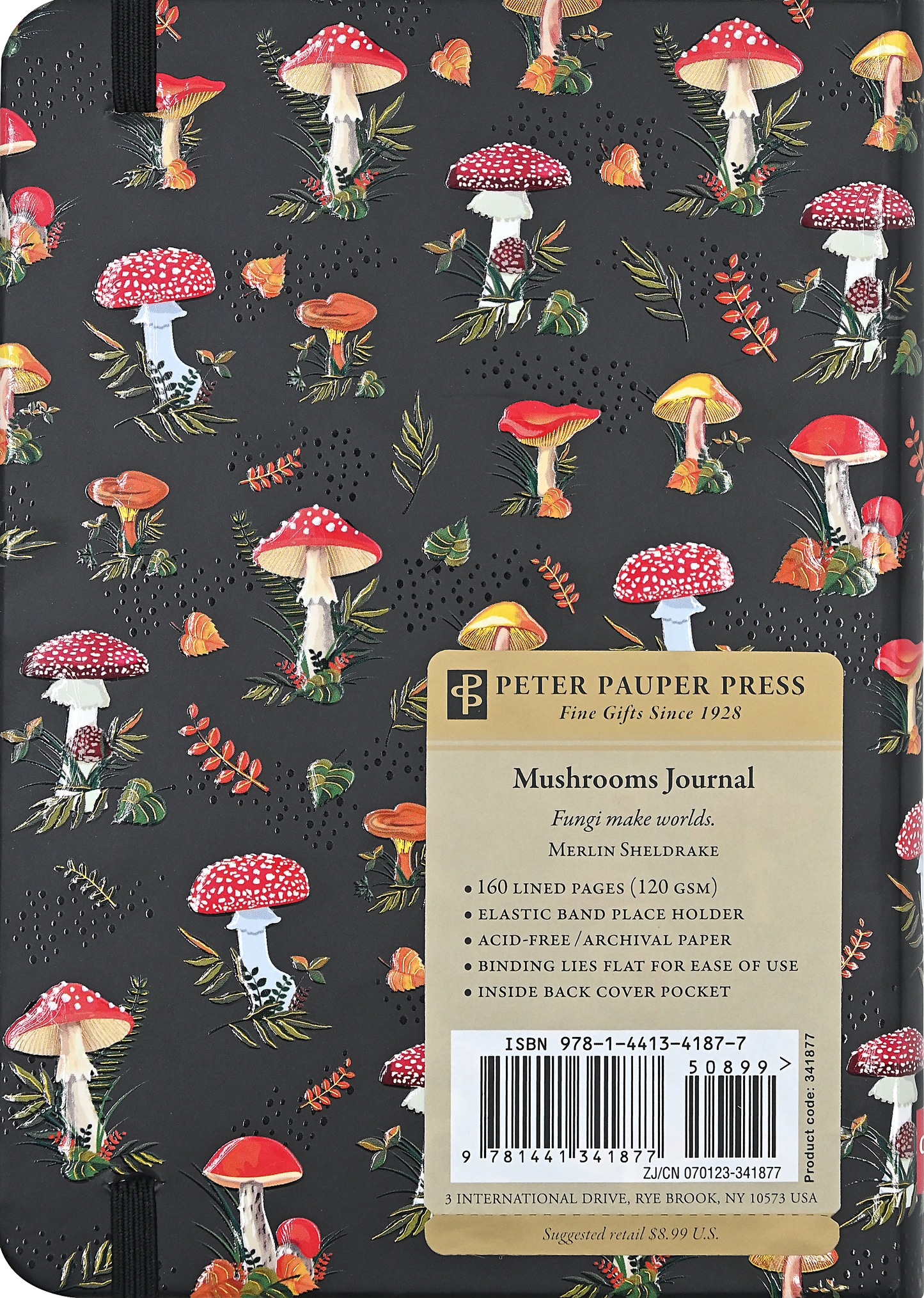 Mushrooms Hardcover Journal