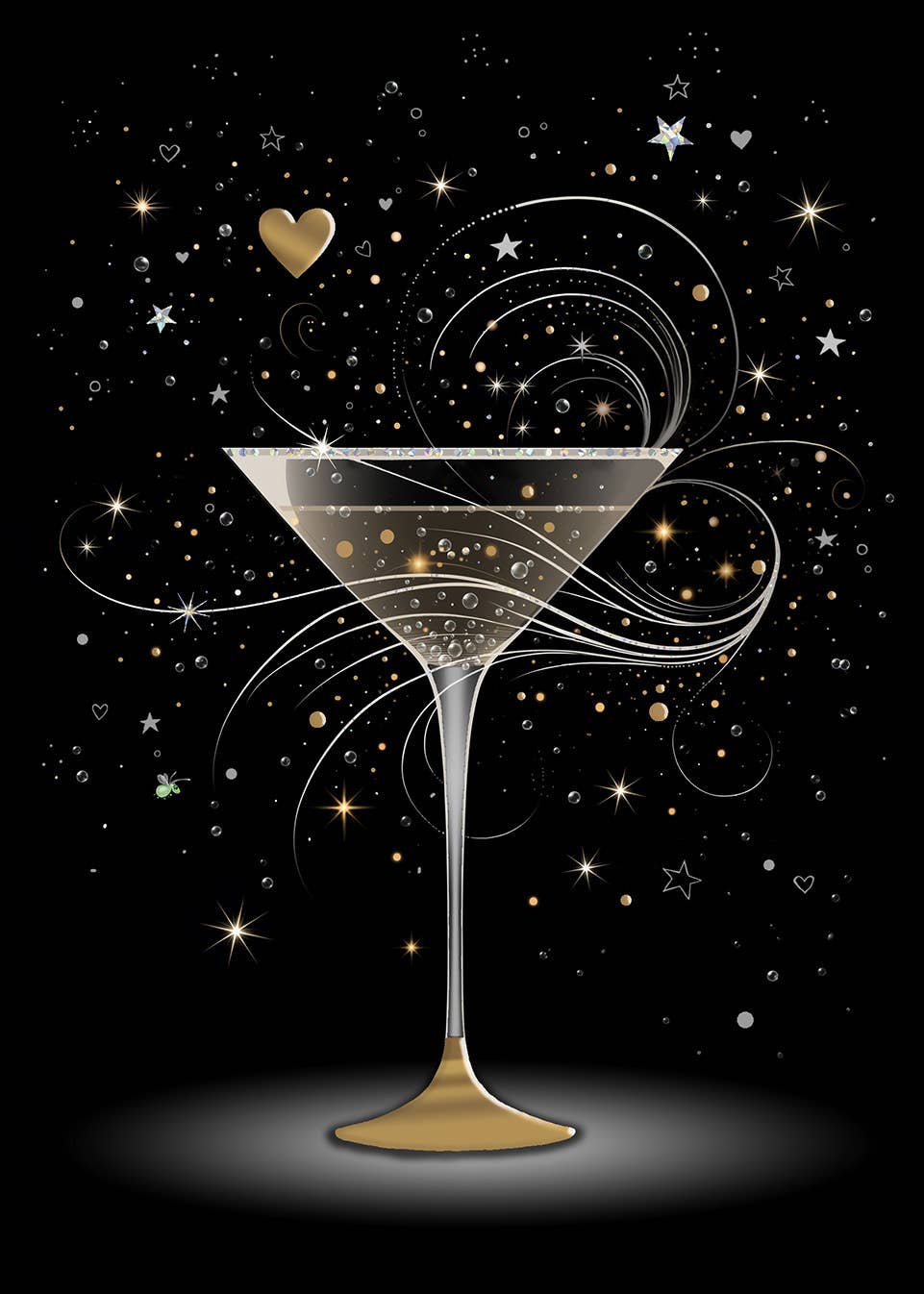 Cocktail Blank Card