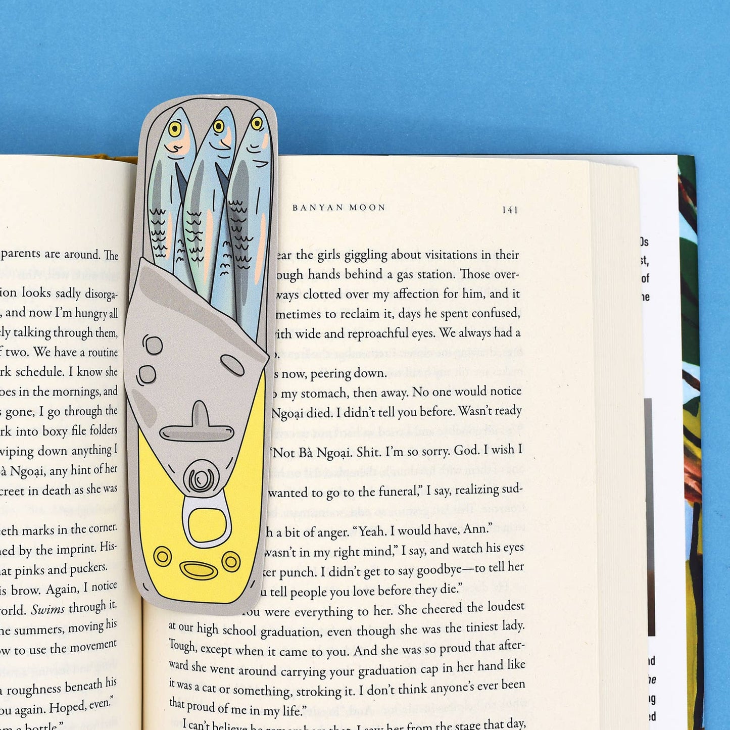 Tinned Fish Bookmark (it's die cut!)
