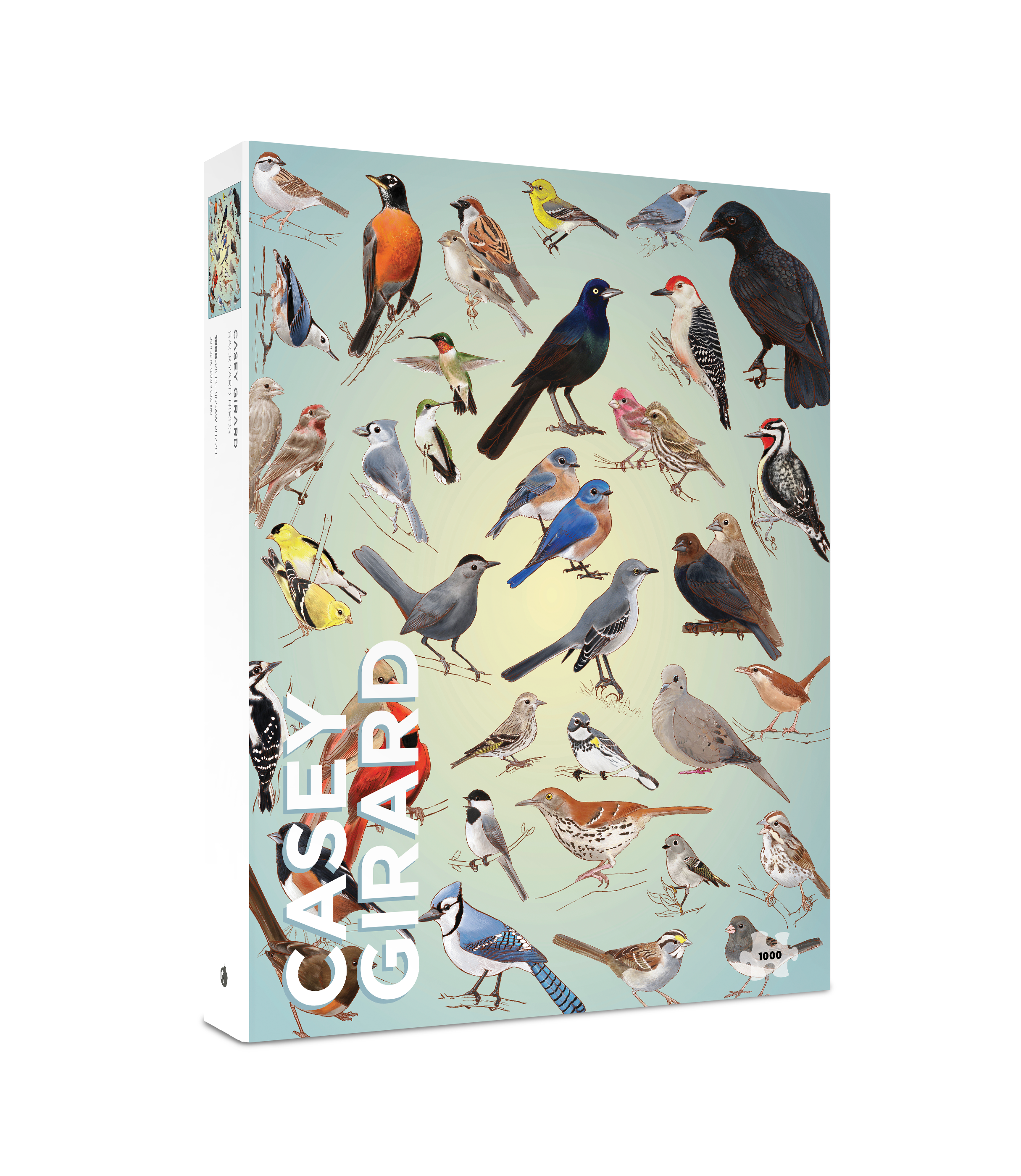 bird レア盤LP2枚セット Casey Girard: Backyard Birds Jigsaw Puzzle - 1000pc – Allport Editions
