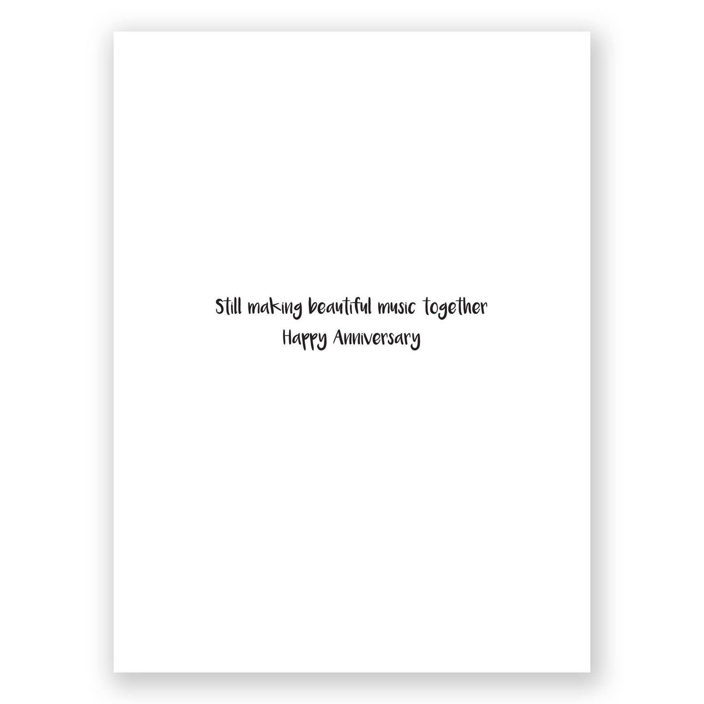 Beautiful Music Anniversary Card