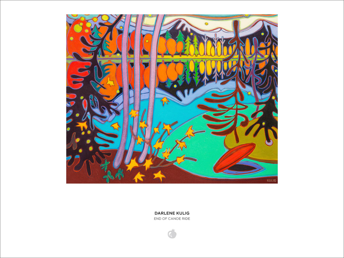 Darlene Kulig: End of Canoe Ride 1000 Piece Puzzle