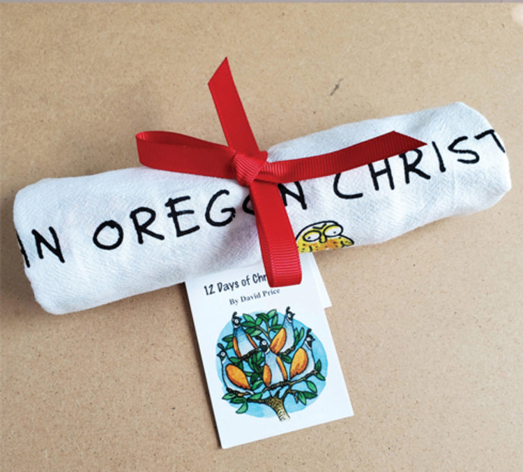Oregon Christmas 12-Days Towel