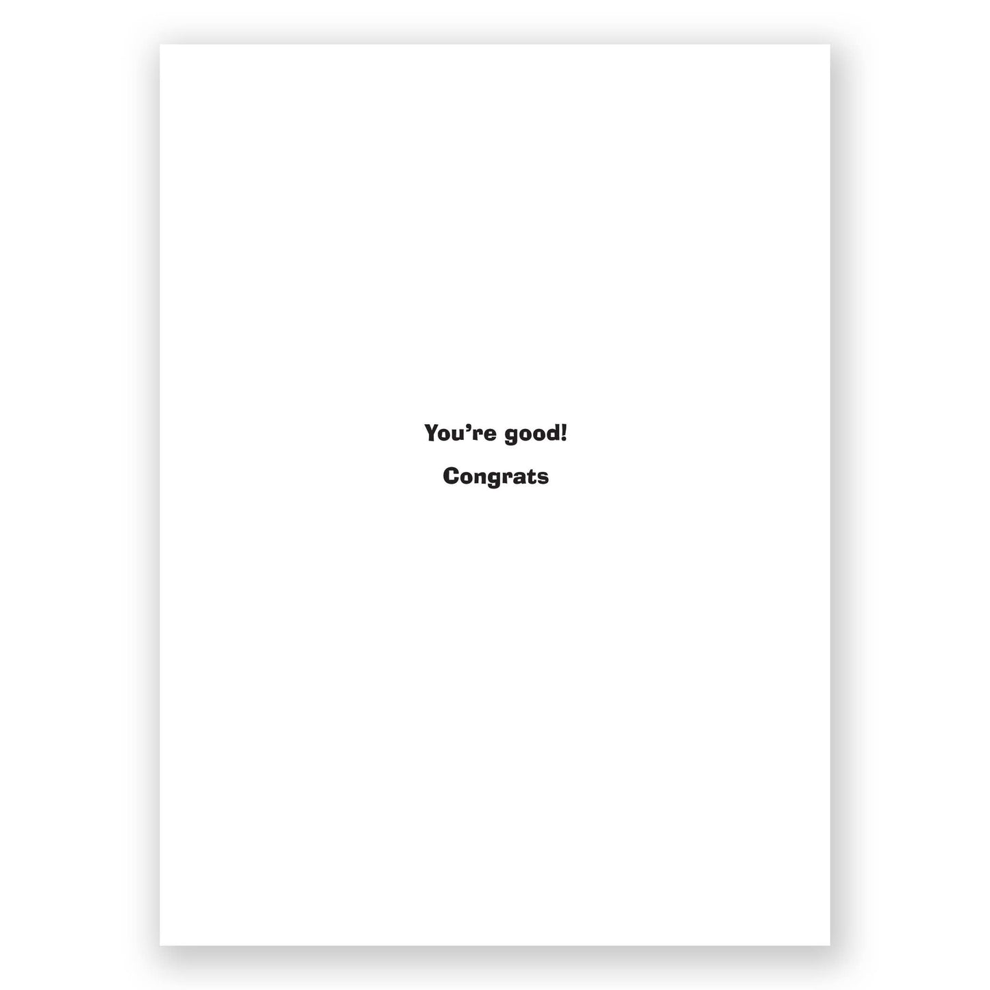 Dam! Graduation Card