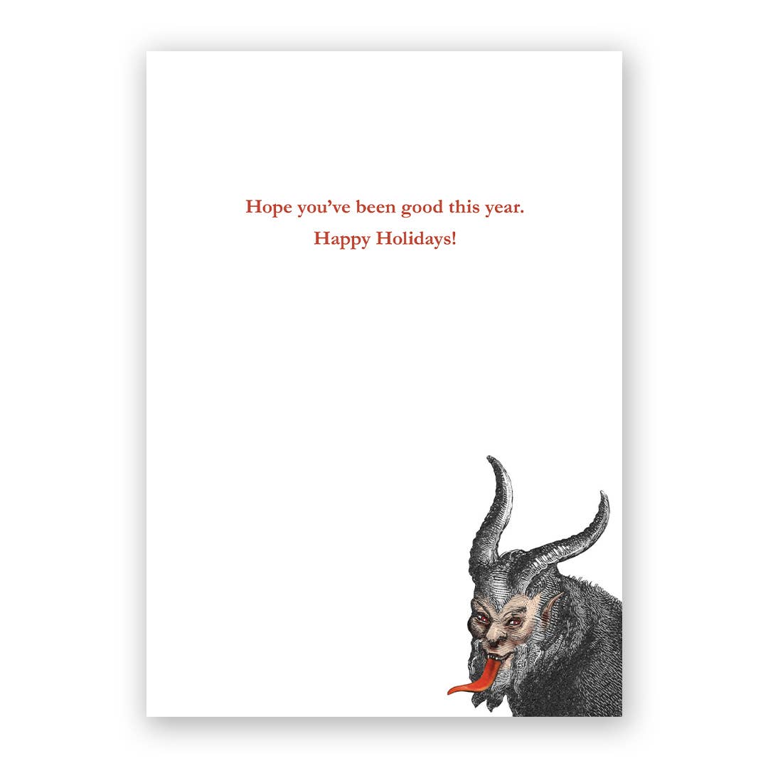 Krampus Holiday Card