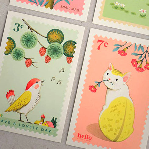 Singing Bird Postcard