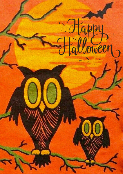 Halloween Owls Card