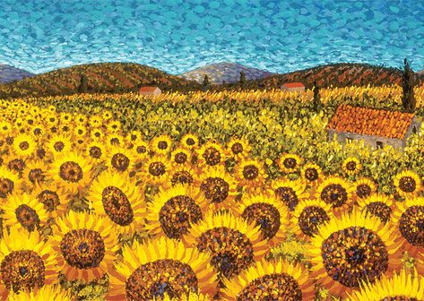 Sunflowers, Umbria Cards
