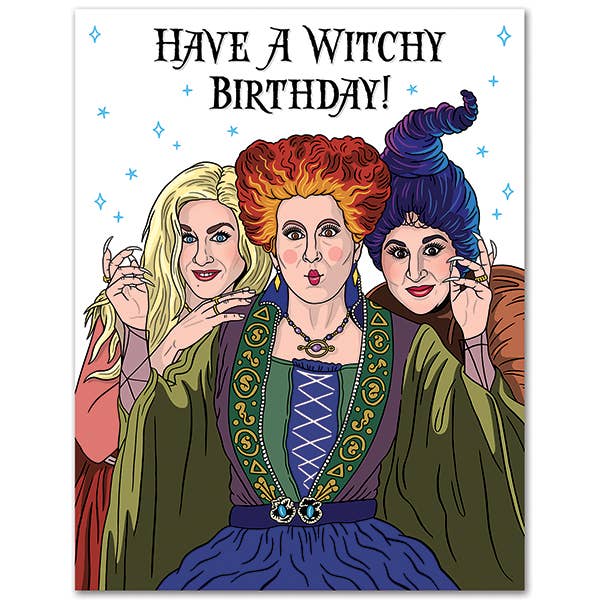 Witchy Hocus Pocus Birthday Card