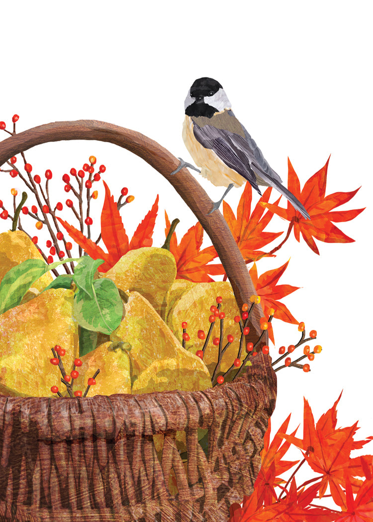 Chickadee and Basket Cards