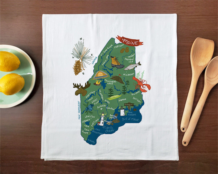 Hello: Maine Towel