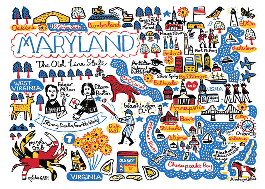 Statescapes: Maryland Card