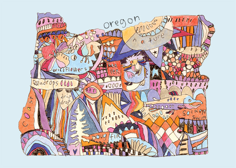 Doodle: Oregon Card