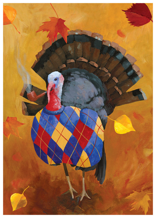 Smoked Turkey Thanksgiving Card