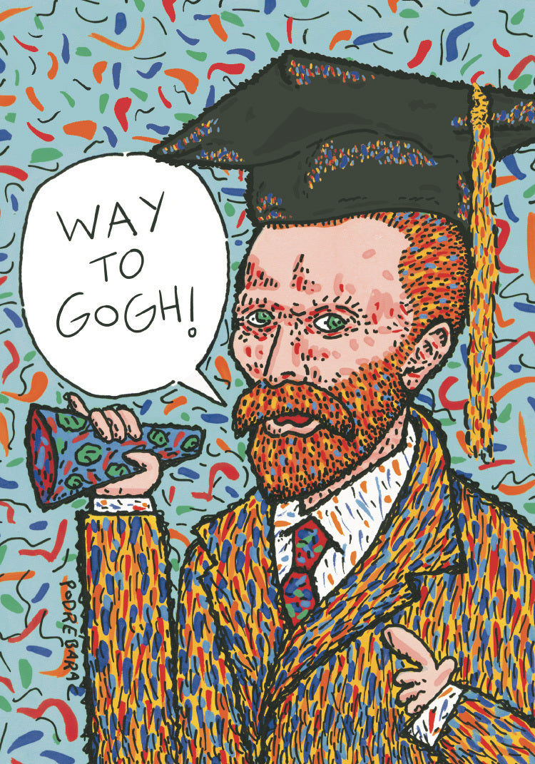 Van Gogh Graduation Card