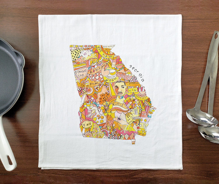 Doodle: Georgia Towel