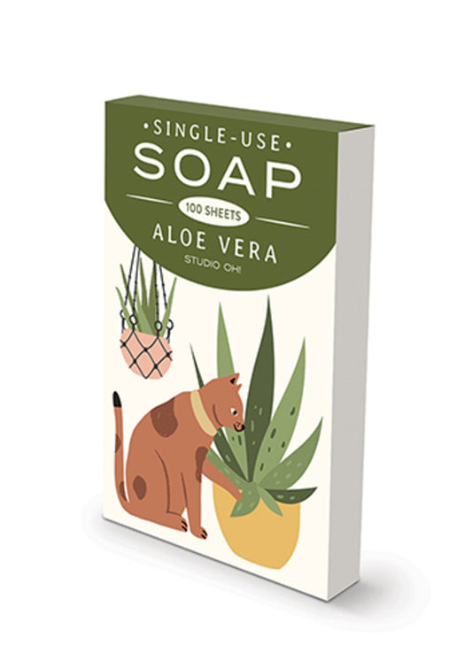 Aloe Vera Instant Soap Sheets Box