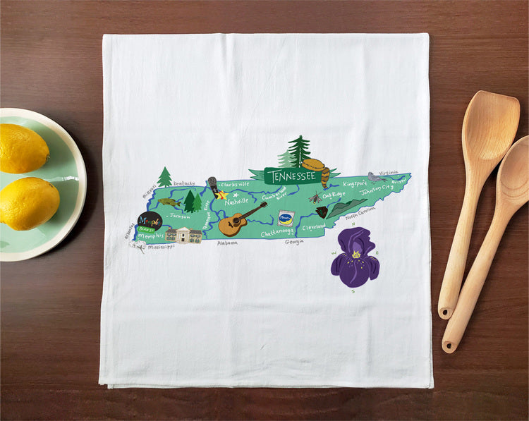 Hello: Tennessee Tea Towel
