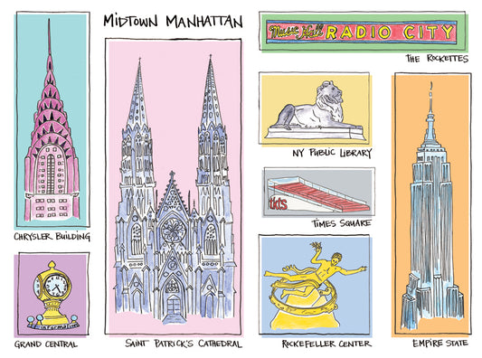 Manhattan - New York Card