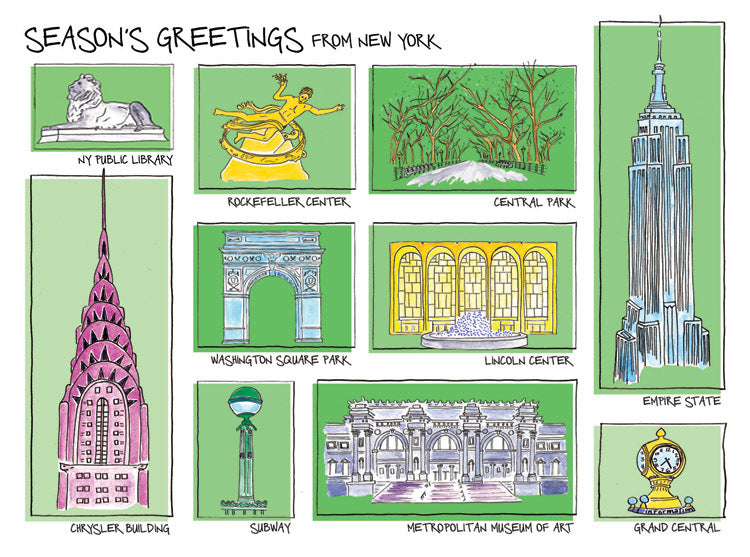 New York #2 Holiday Card