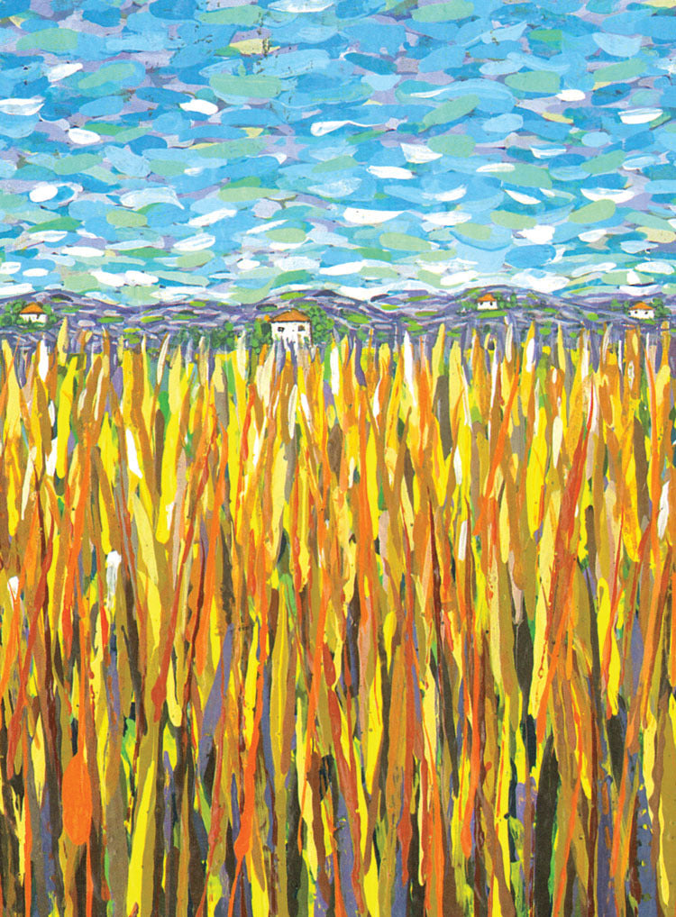Wheatfields Mini Card
