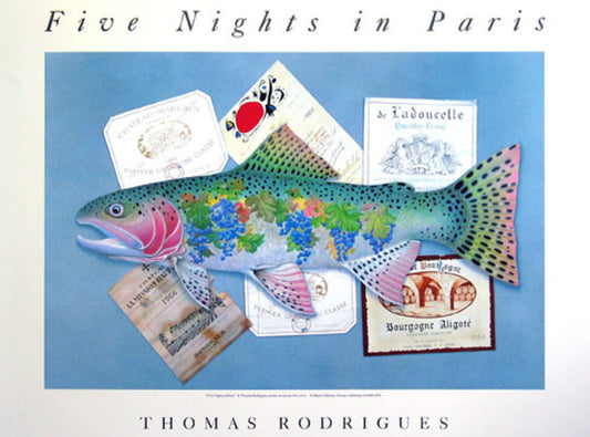Five nights in Paris Poster