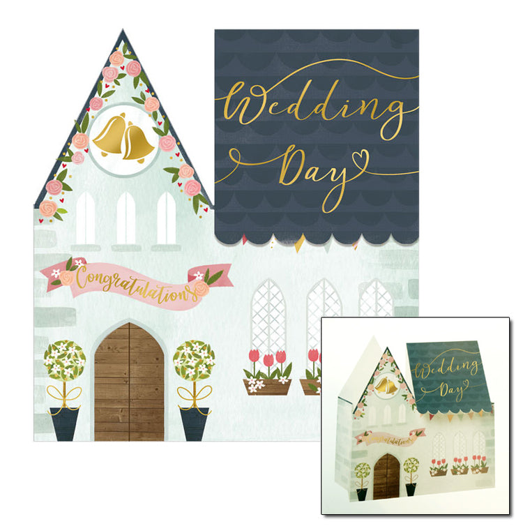 3D Pop-Up Wedding Day Card